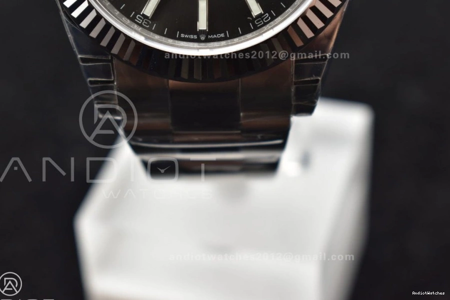 126334 QuickDry 41 904L Oyster Edition on 624 VSF DateJust Best SS Bracelet 1:1 Dial VS Grey 1217